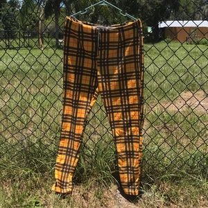 Yellow Plaid Trousers☀️